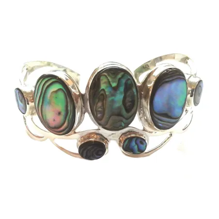 bracelet en argent 925 massif " en nacre Abalone " à vous pour 399 francs .-bijouxbijoux.ch