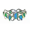 bracelet en argent 925 massif  fait main avec de lÔpal austalien à vous pour 399 francs .-bijouxbijoux.ch