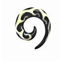 2,2 cm Espiral Branca / 002 - PLCi01