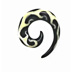 2,2 cm Spirale Blanche / 002 - PLCi01
