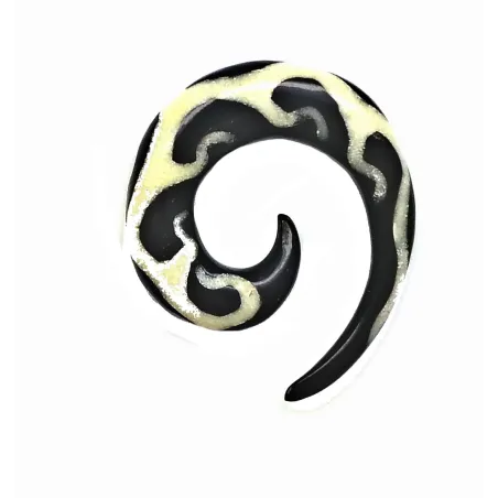 2,2 cm Espiral Branca / 002 - PLCi01