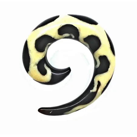 3 cm Espiral Branca / 003 - PLCi01