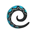 2 cm Espiral Azul / 008 - PLCi01