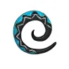 2 cm Espiral Azul / 008 - PLCi01