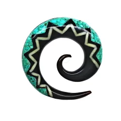 3 cm Espiral Azul / 009 - PLCi01