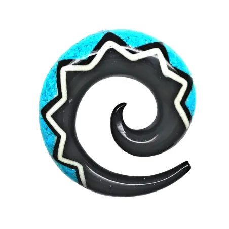 3,5 cm Espiral Azul / 010 - PLCi01
