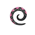 2 cm Espiral Rosa / 011 - PLCi01