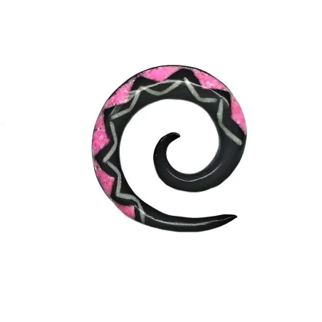 2 cm Espiral Rosa / 011 - PLCi01
