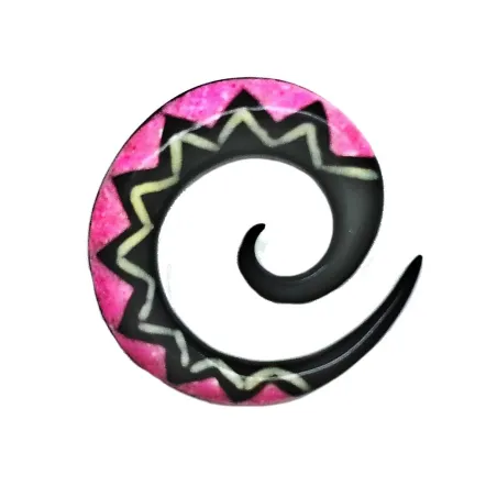 2,5 cm Espiral Rosa / 012 - PLCi01