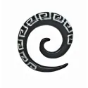 3 cm Espiral Branca / 014 - PLCi01
