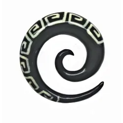 3,2 cm Weisse Spirale / 015 - PLCi01