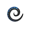 2 cm Blau Spirale / 016 - PLCi01