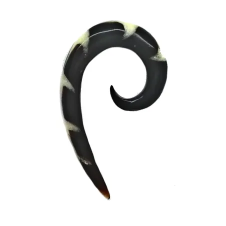 3 cm Espiral Branca / 018 - PLCi01