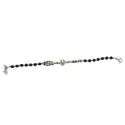 bracelet en argent 925 massif avec des pierres d'onyx pour 149 frs .-bijouxbijoux.ch