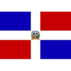 Bandeira da República Dominicana -. Bijouxbijoux.ch