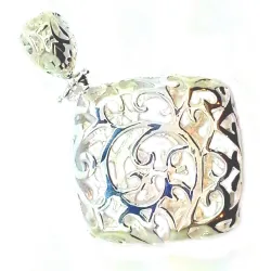 pendentif en argent 925 massif et en relief .-bijouxbijoux.ch