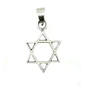 pendentif en argent de la croix de David pour 35 francs .-bijouxbijoux.ch