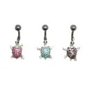 piercing de nombril tortue.acier 316 L.-bijouxbijoux.ch