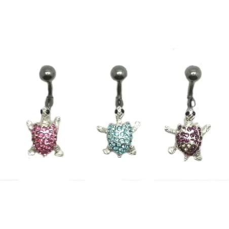 piercing de nombril tortue.acier 316 L.-bijouxbijoux.ch