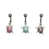 piercing de nombril tortue.acier 316 L.-bijouxbijoux.ch