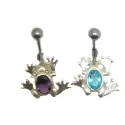 piercing de nombril en forme de grenouille.-bijouxbijoux.ch