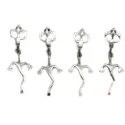 piercing lézard de nombril sans boule,super sympa.-bijouxbijoux.ch