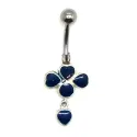 piercing avec 5 petits coeurs,fera merveille sur votre nombril.-bijouxbijoux.ch