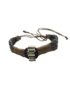 Pulseiras de couro (feito à mão)